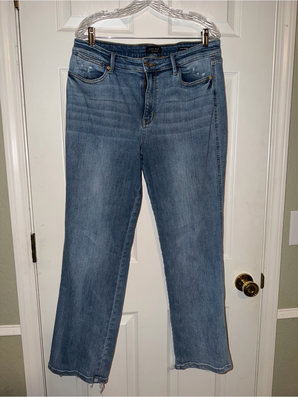 Judy Blue Dad Jeans Medium Wash Flare